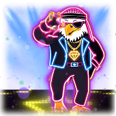 Neon DJ Emoji