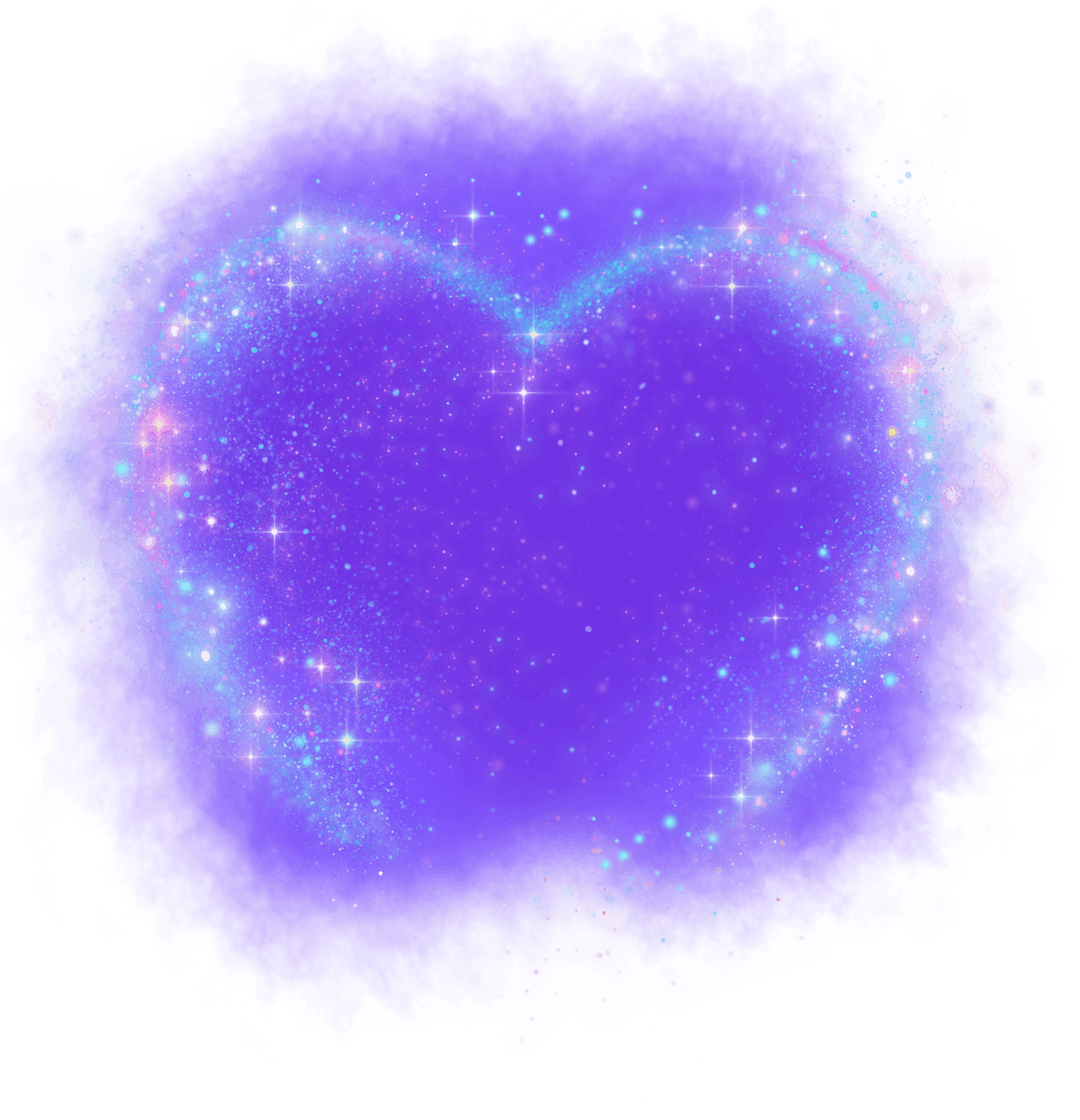 Galaxy Sparkle Nebula Heart